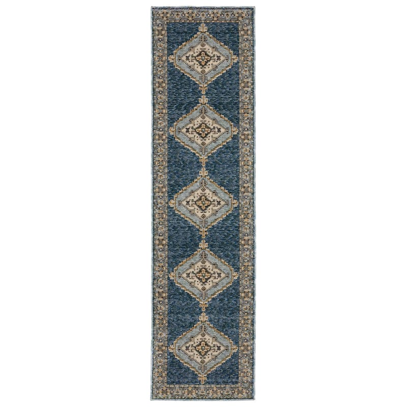 HomeRootsMedallion Bohemian Rectangle Area Rug