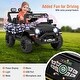 preview thumbnail 11 of 28, Costway 12V Kids Ride On Truck with 2*12V Motors Spring Suspension & - See Details
