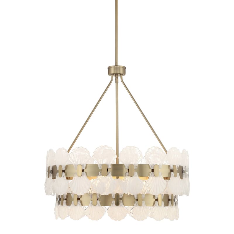 Savoy House 1-3606-5 Bancroft 5 Light 24" Wide LED Waterfall - Noble Brass