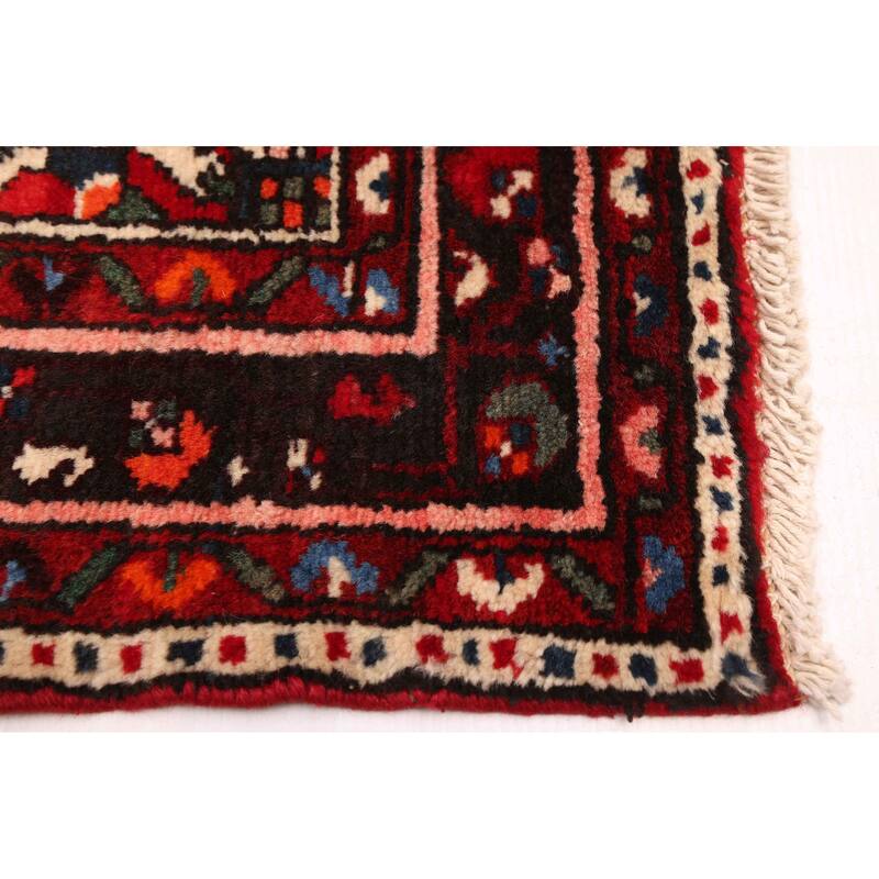 ECARPETGALLERY Hand-knotted Andelz Red Wool Rug - 2'8 x 10'3