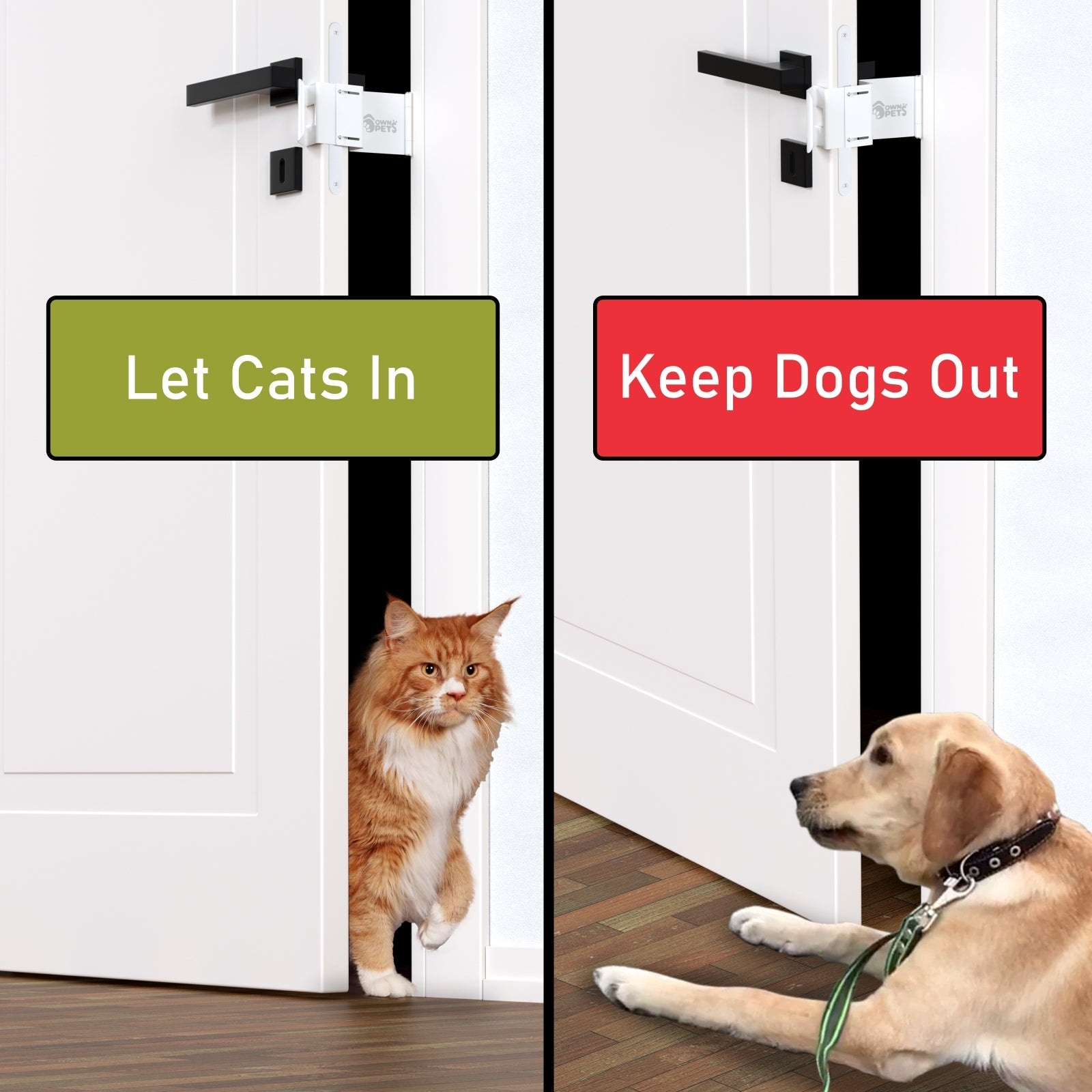 Cat Door Stopper Pet Door Latch Holder for Dogs