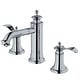 preview thumbnail 5 of 12, Karran Vineyard KBF474 2-Handle Three Hole Widespread Bathroom Faucet with Matching Pop-up Drain