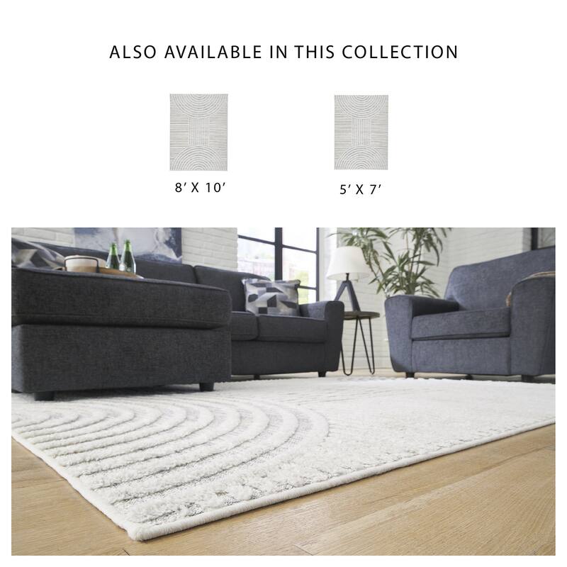 Signature Design by Ashley Lambworth Gray & Cream Area Rug
