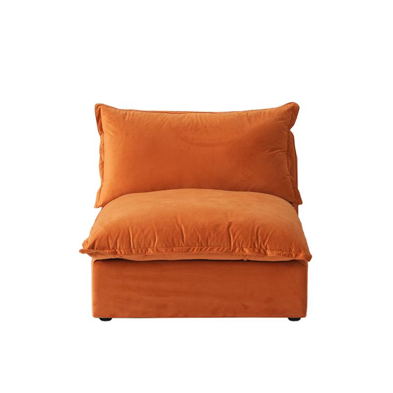 U Shape Couch Sectional for Living Room, Convertible Sectional Sofa, Modular Sectional Couch with Ottomans for Living Room