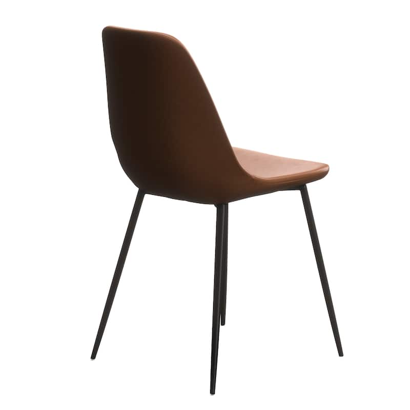 Maxine Vegan Leather Side Chairs (Set of 2)