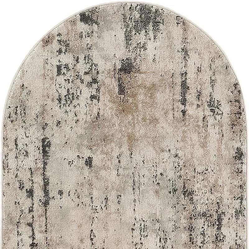 Mepoc Power Loomed Abstract Modern Area Rug By HomeRoots - 60' X '36' X '0.32
