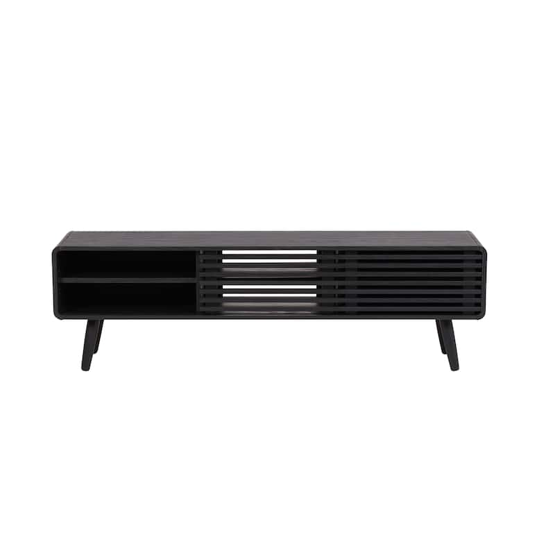 NPD Furniture Wilson 58 Inch Slat Low TV Stand