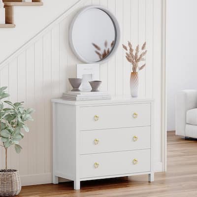 3/6/7 Drawer Tall Dresser for Bedroom, Modern Freestanding Wood Storage Chest of Drawers