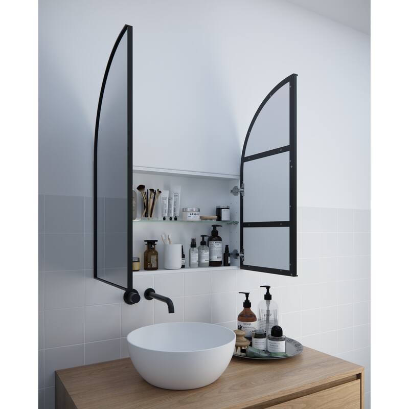 Stainless Steel Arch Medicine Cabinet