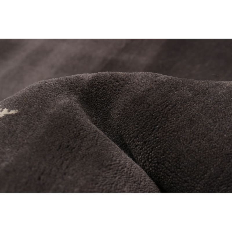 Kashkuli Gabbeh Grey Rug 9'9" x 12'8" - 9'9 x 12'8