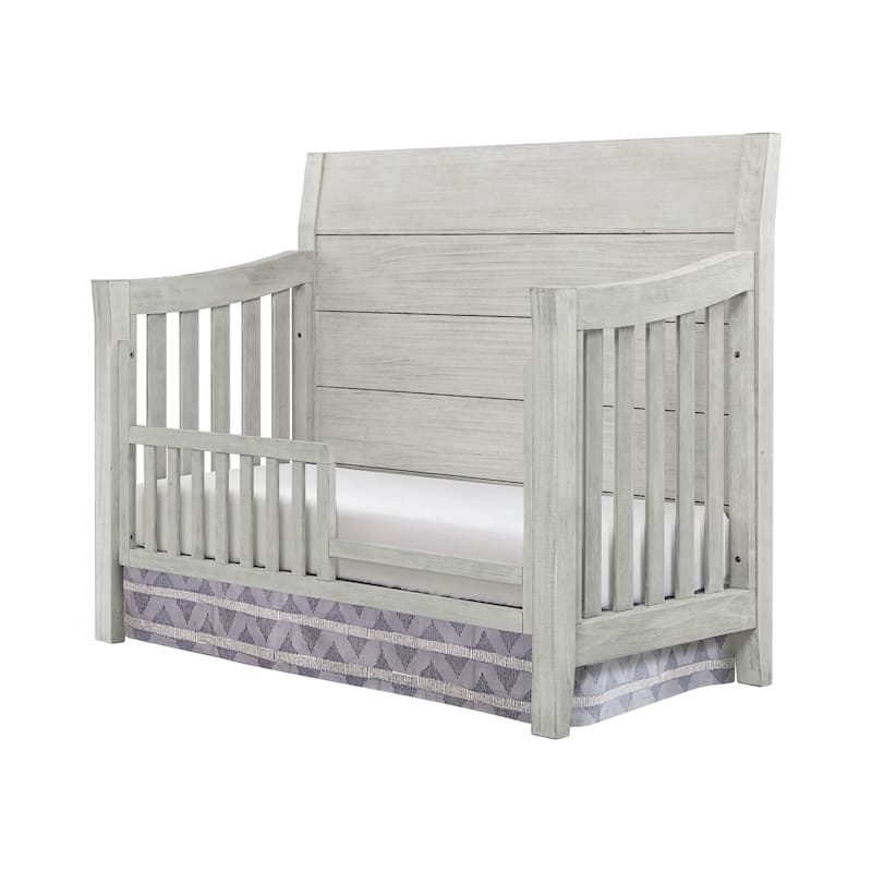 Timber Ridge 57" Wide Wood Convertible Crib, Weathered Washed Sierra