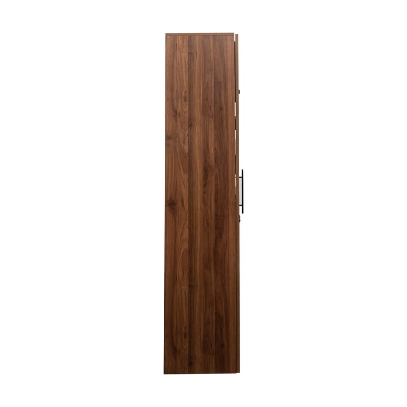 Kitchen Pantry Cabinet Expandable Pull-Out Farmhouse Storage Cabinet