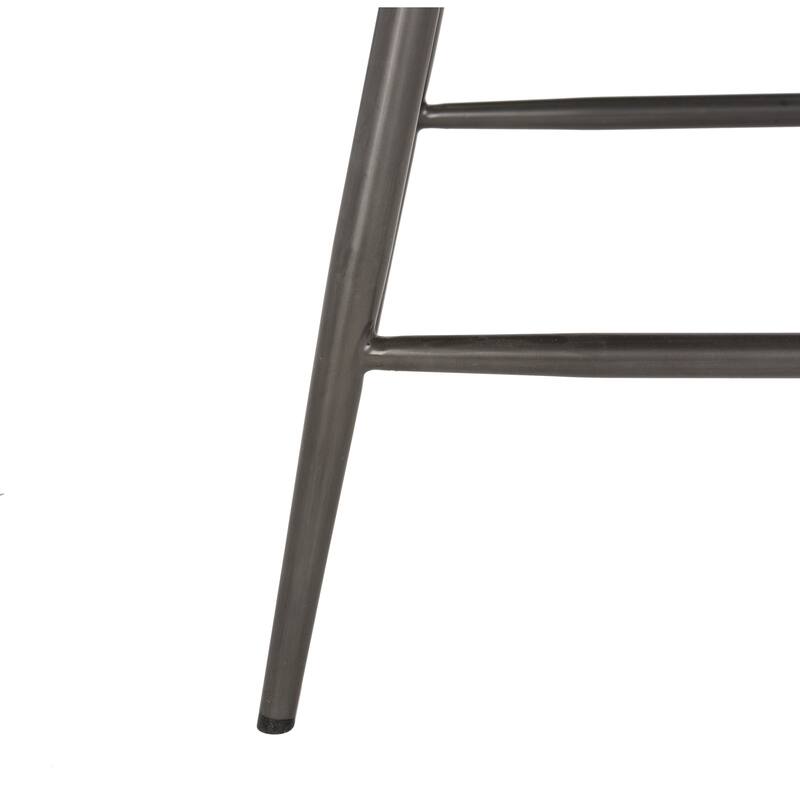 SAFAVIEH Catalina 37-inch Brown Counter Stool (Set of 2) - 16.9" x 21.7" x 37" - 17Wx22Dx37H