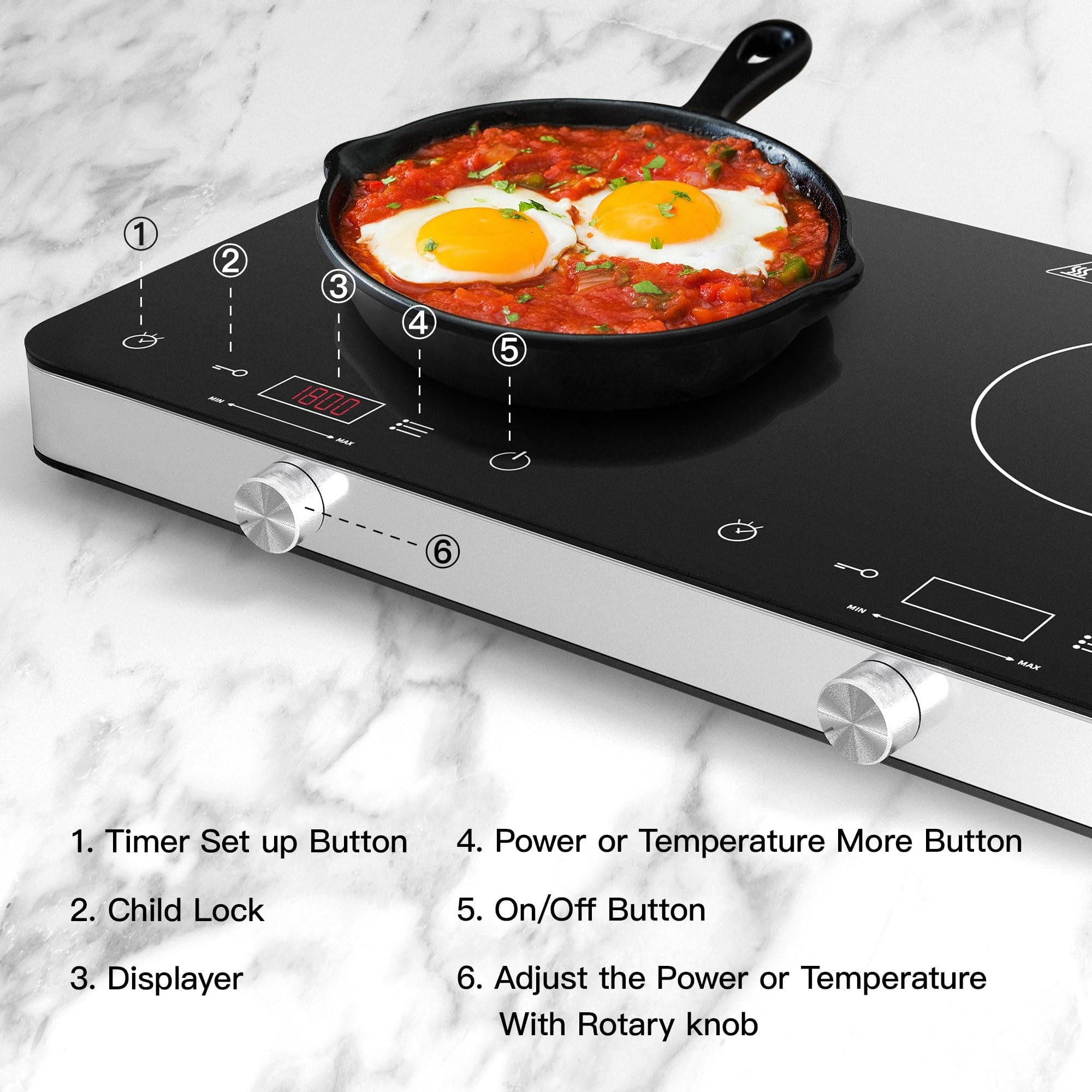 Induction top stove portable