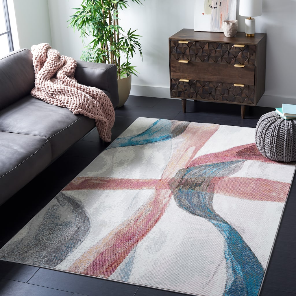 SAFAVIEH Aria Ligita Modern Abstract Rug