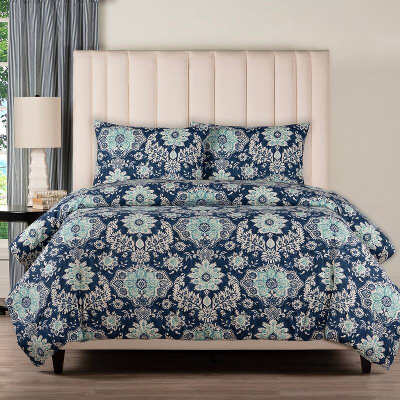 Magnolia Home Fashions Bellaire Harbor Duvet cover & insert Set