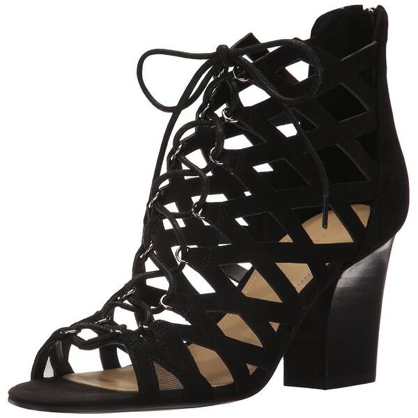Shop Marc Fisher Womens Blair Suede Round Toe Casual Strappy
