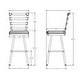 preview thumbnail 6 of 9, Amisco Century Swivel Counter and Bar Stool