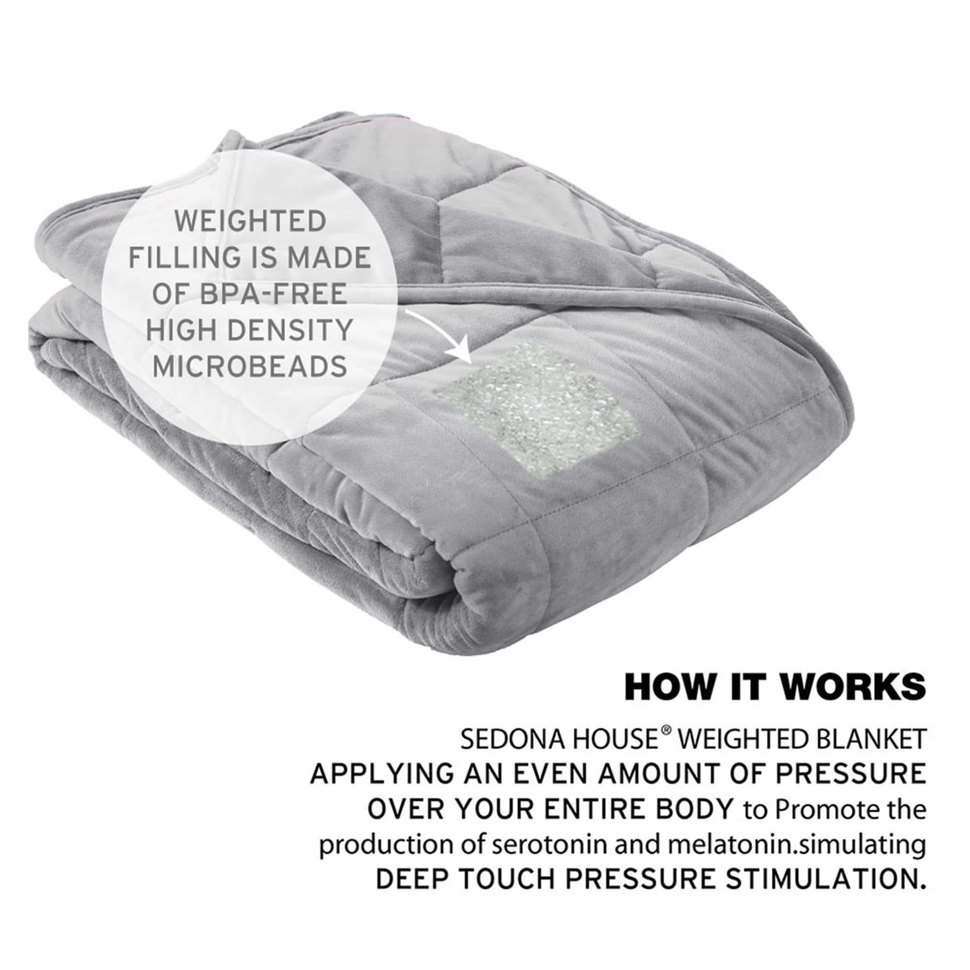 Sedona House Silky Velvet Weighted Blanket Bed Bath Beyond 32173808