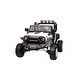 preview thumbnail 23 of 32, 24V Ride-On Car with Parental Remote, LED Headlights, and Bluetooth Music White1