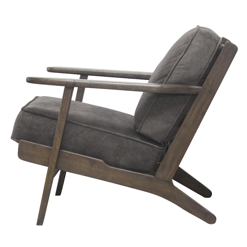 NPD Furniture Albert Solid Wood Frame Accent Chair