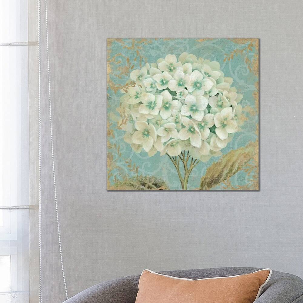 iCanvas "Hydrangea Square II" by Wild Apple Portfolio Canvas Print