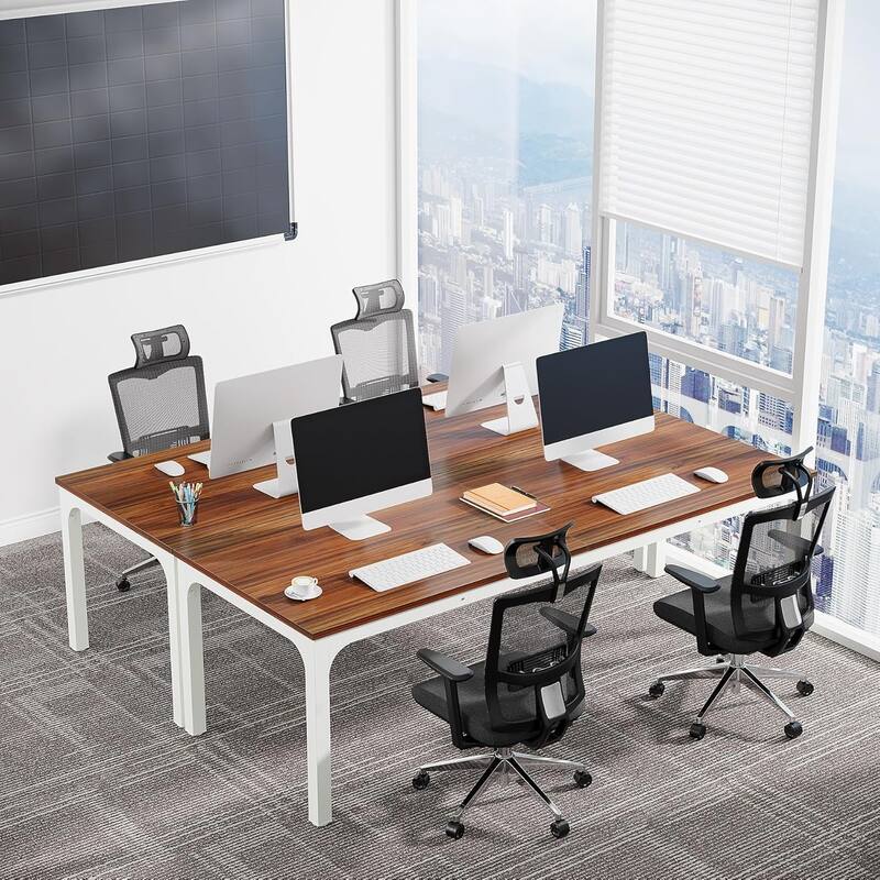 78.74" Large Rectangle Conference Table/Desk, Modern Seminar Meeting Table, Business Tables for Boardroom & Office