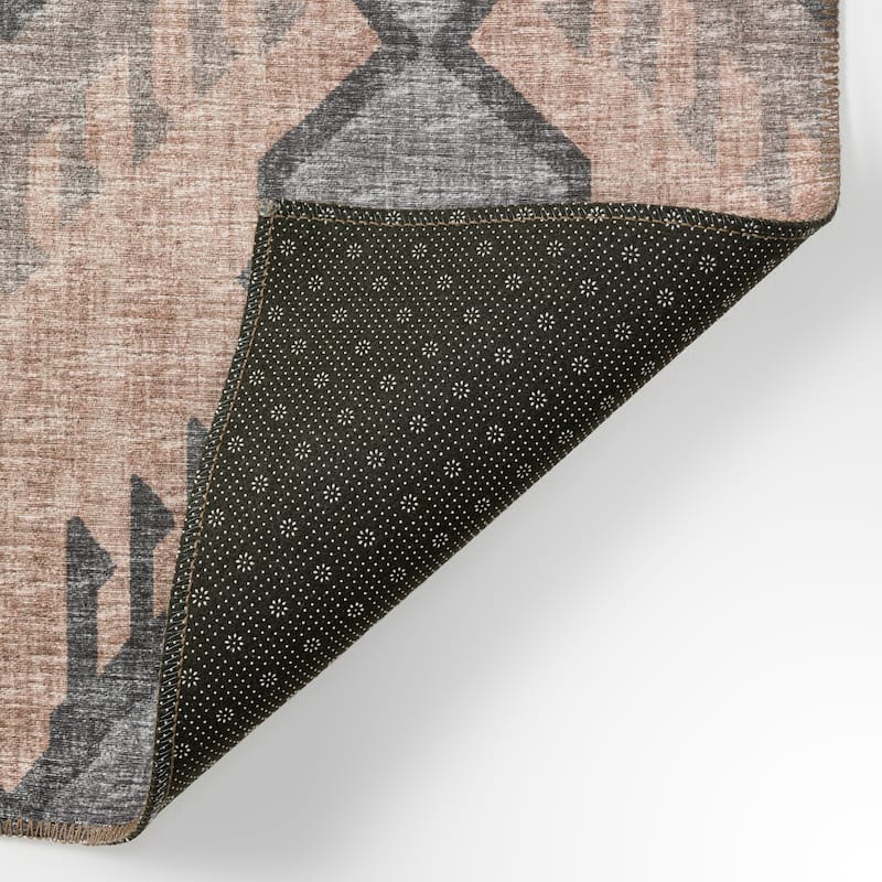 Indoor/ Outdoor Addison Yuma Southwest Ikat Washable Area Rug