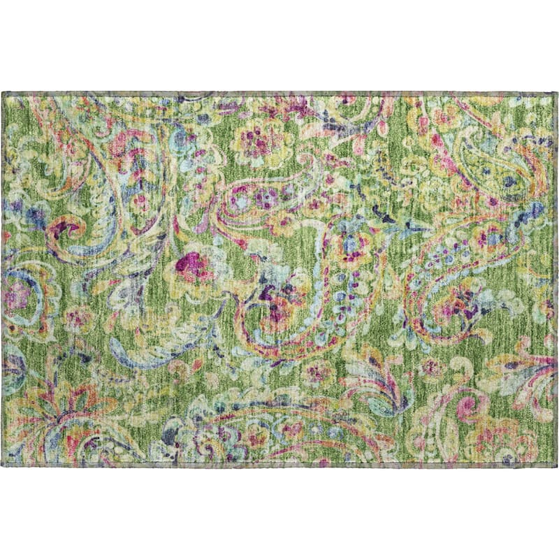 Premium Washable Super Soft Paisley Mayfield Rug