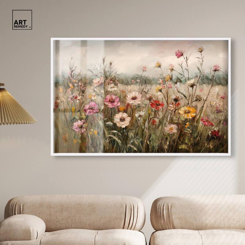 Vintage Blooms I Shadowbox by Art Remedy