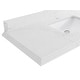 preview thumbnail 131 of 161, Willow Collection 48 in W x 22 in D x 36 in H Boston Single Bowl Sink Bathroom Vanity with Countertop