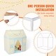 preview thumbnail 8 of 26, Kids Play Tent for Indoor and Outdoor, Yurt Tent for Boys and Girls