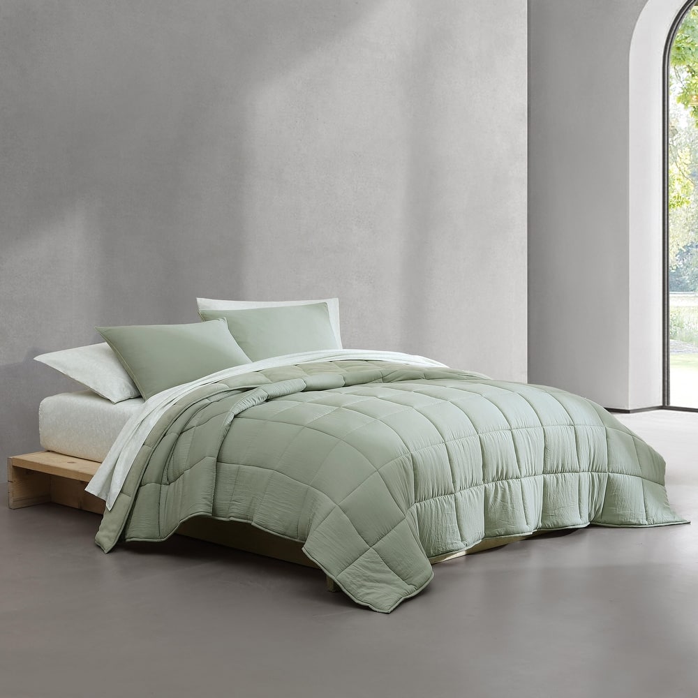 Calvin Klein Reversible Plush Comforter Bonus Set