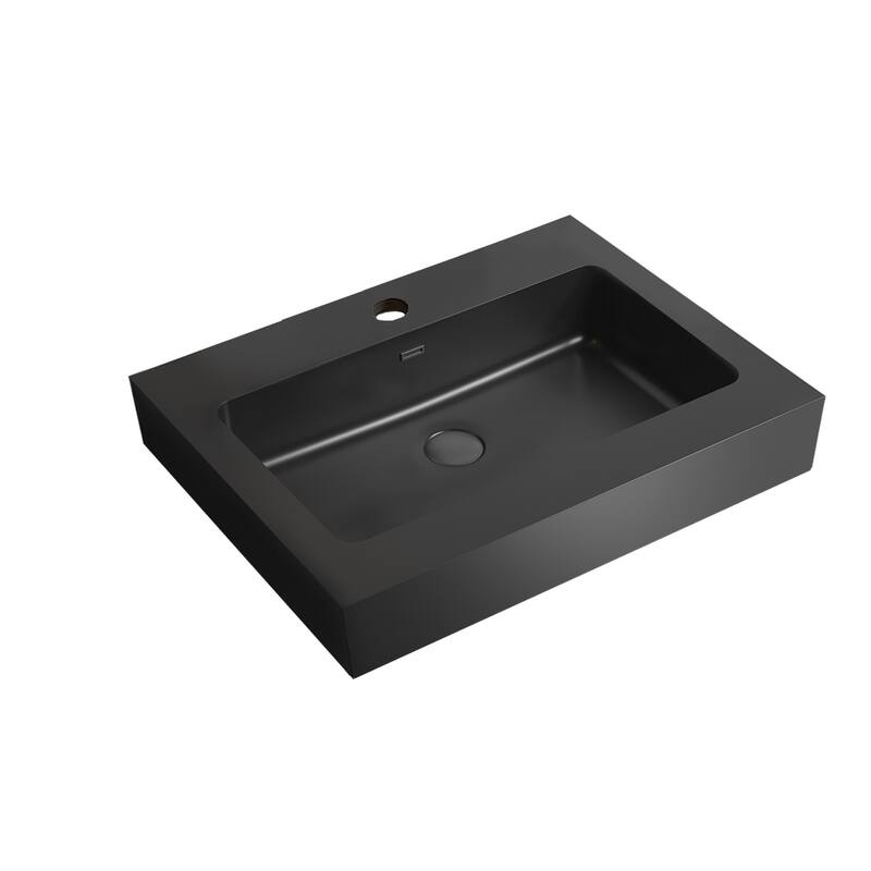 Topcraft Quartz Bathroom Vanity Sinks - 24"