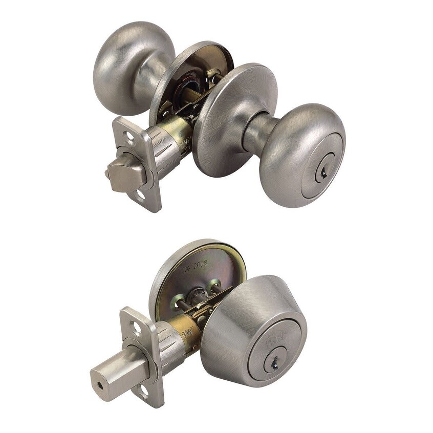 Shop Design House 754945 Cambridge Single Cylinder Keyed Entry
