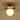 Rennnsan 1-Light Mid-Century Modern Brass Opal Glass Globe Flush Mount Ceiling for Entryway - 9.8 in. W x 9.3 in.H