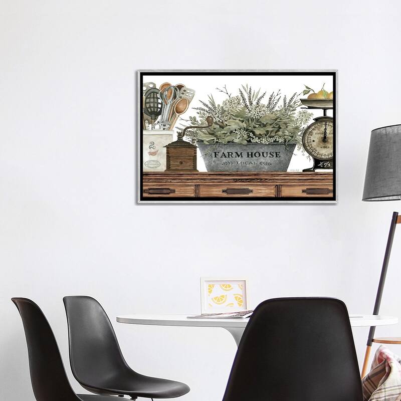 iCanvas "Farm House Kitchen" by Cindy Jacobs Framed