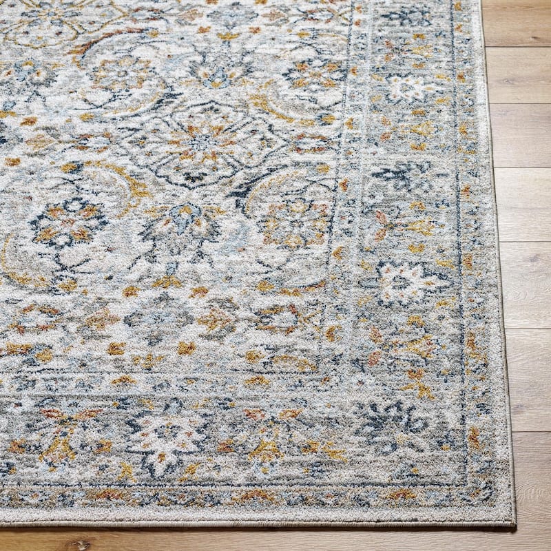 Livabliss Transitional Beckham Medallion Area Rug
