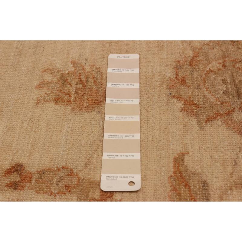 ECARPETGALLERY Hand-knotted Chobi Finest Ivory Wool Rug - 6'5 x 9'10