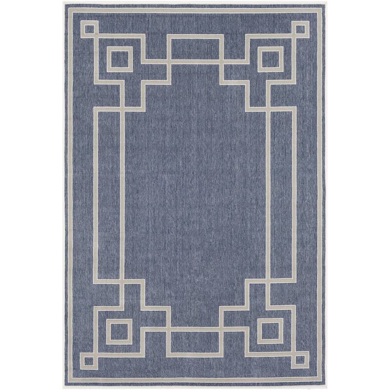 Livabliss Alfresco Country Geometric Indoor / OutdoorArea Rug