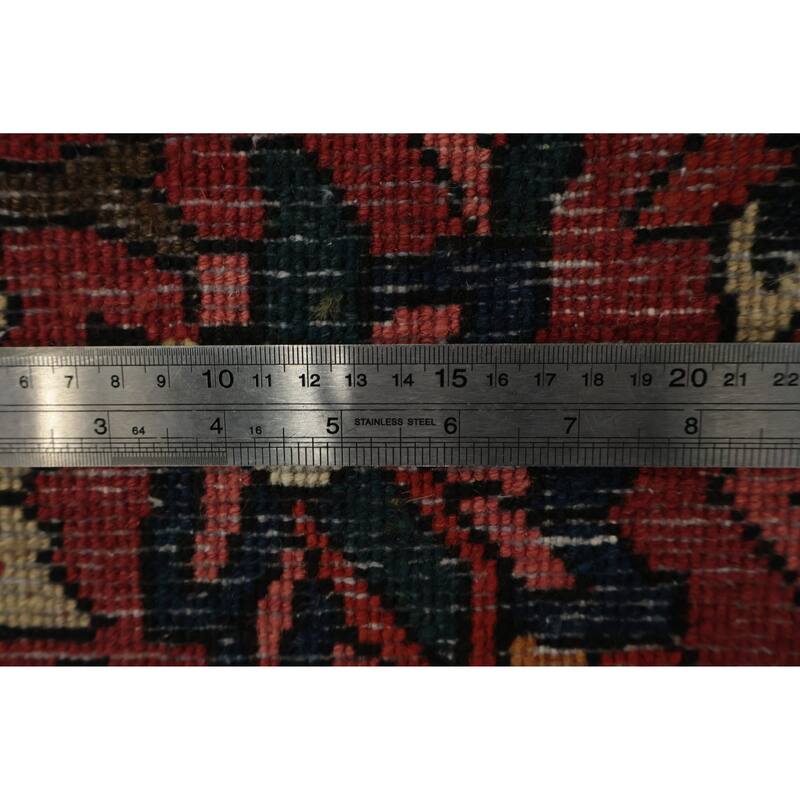 Hand Knotted Oriental 100% Wool Carpet Traditional Garden Design Red Bakhtiari Area Rug - 13' 3'' X 9' 11''