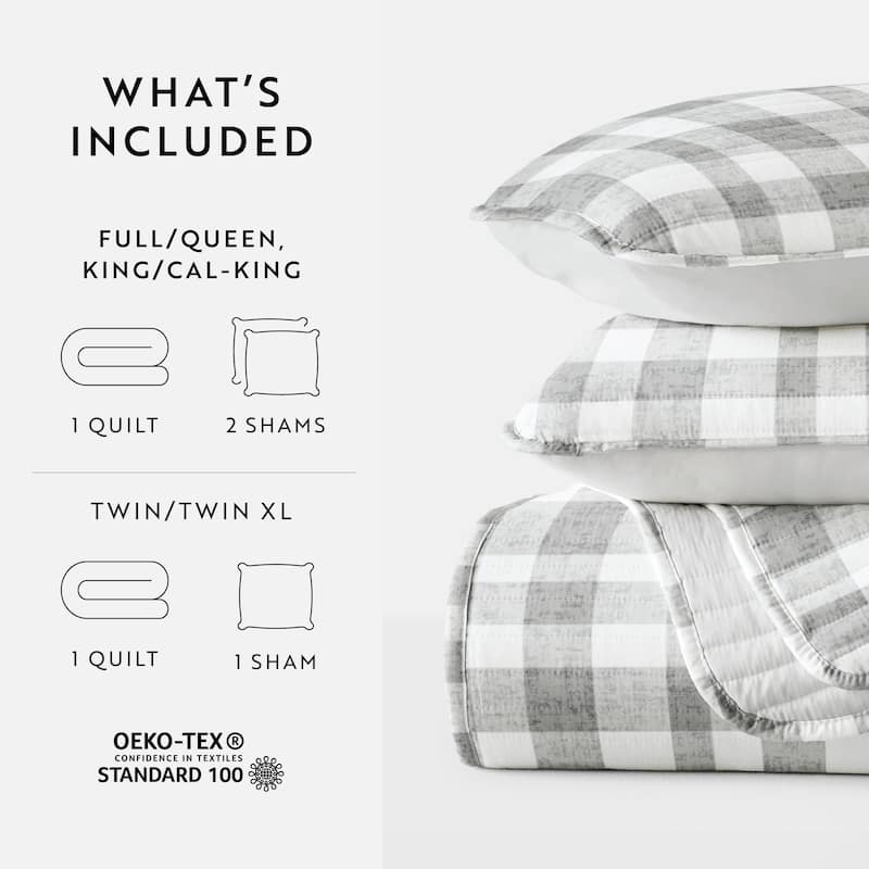 Becky Cameron All Season 3 Piece Reversible Patterned Quilt Set