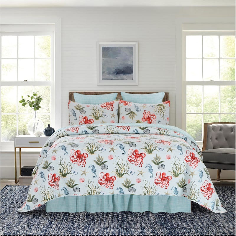 Behari Coastal Cotton Quilt Set