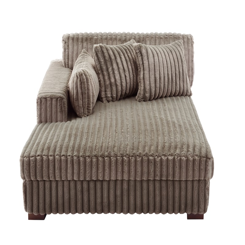 DREAMSIDEA Modern Oversized Chaise Lounge Sofa for Living Room