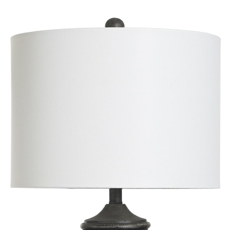 Charlotte Polyresin Table Lamp - Linen Shade