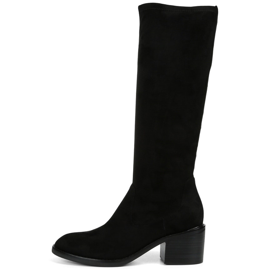 donald pliner black suede boots