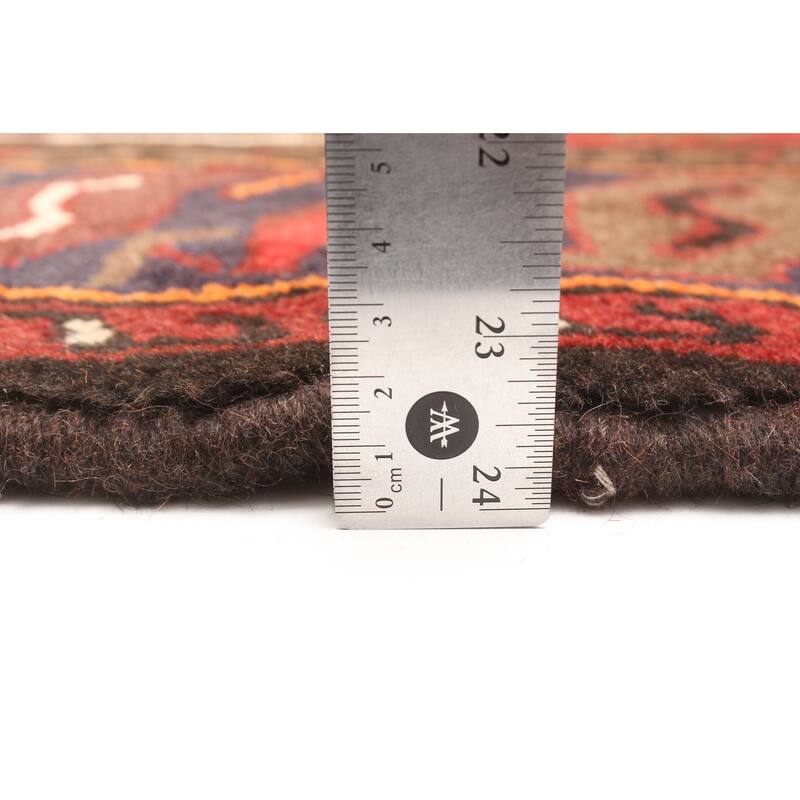 ECARPETGALLERY Hand-knotted Andelz Red Wool Rug - 4'3 x 6'4