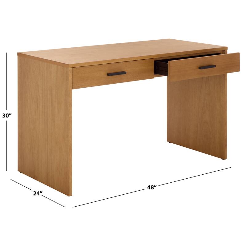 SAFAVIEH Couture Jessey 2-Drawer Wood Desk