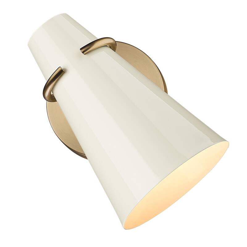 Golden Lighting 2122-1W Reeva 9" Tall Bathroom Sconce