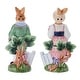 preview thumbnail 2 of 5, Fitz and Floyd Jardin Rabbit Salt and Pepper Shaker Set